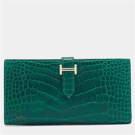 hermes crocodile bearn wallet price|Hermes Crocodile Wallet .